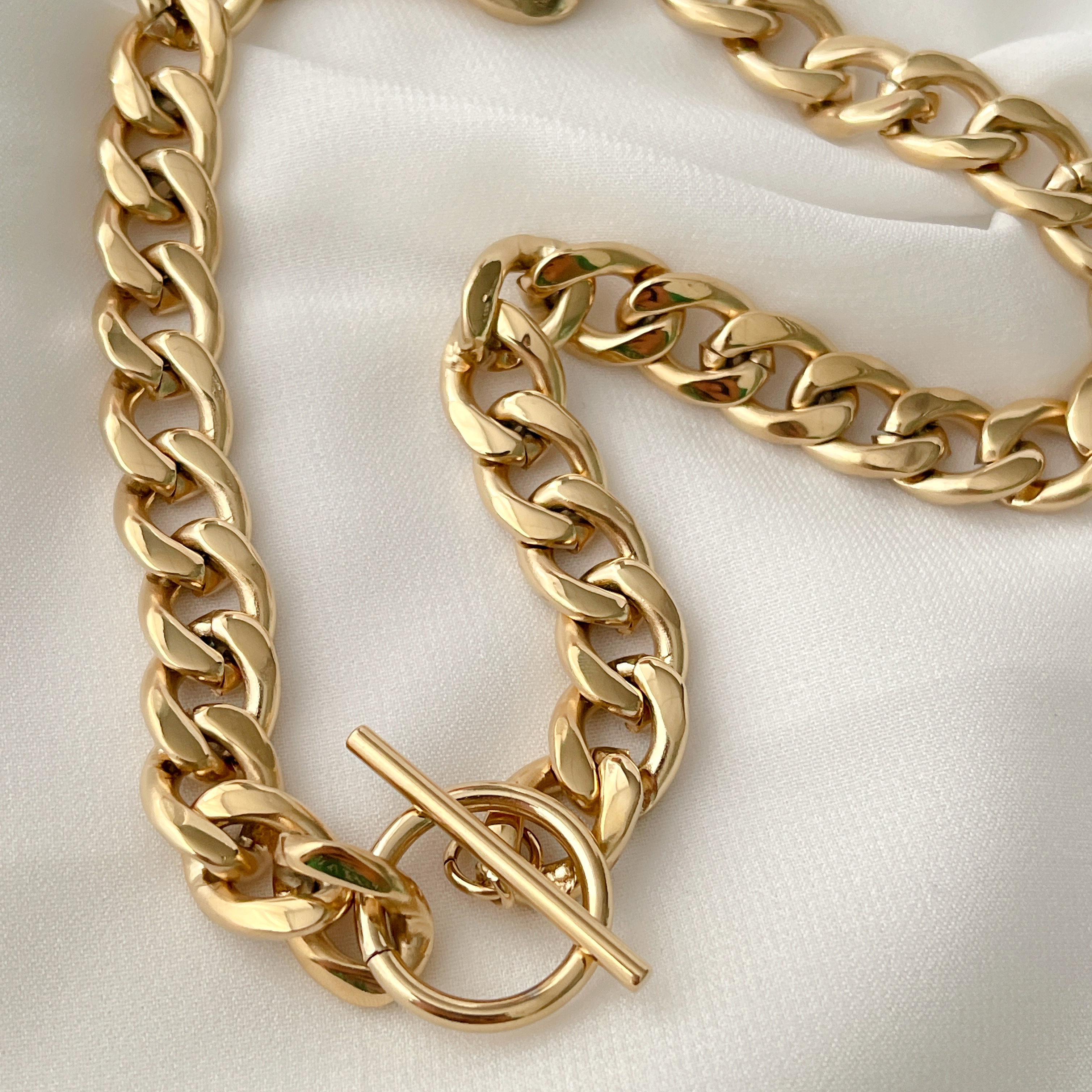 Stainless Steel Big Cuban Chain Necklace