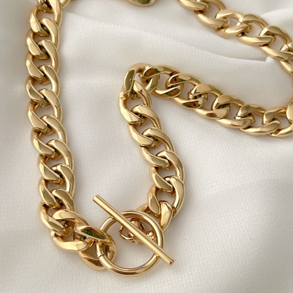 Stainless Steel Big Cuban Chain Necklace