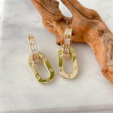 Square Charm Earrings