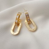 Square Charm Earrings