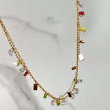 Stainless Steel Two Layer Nekclace