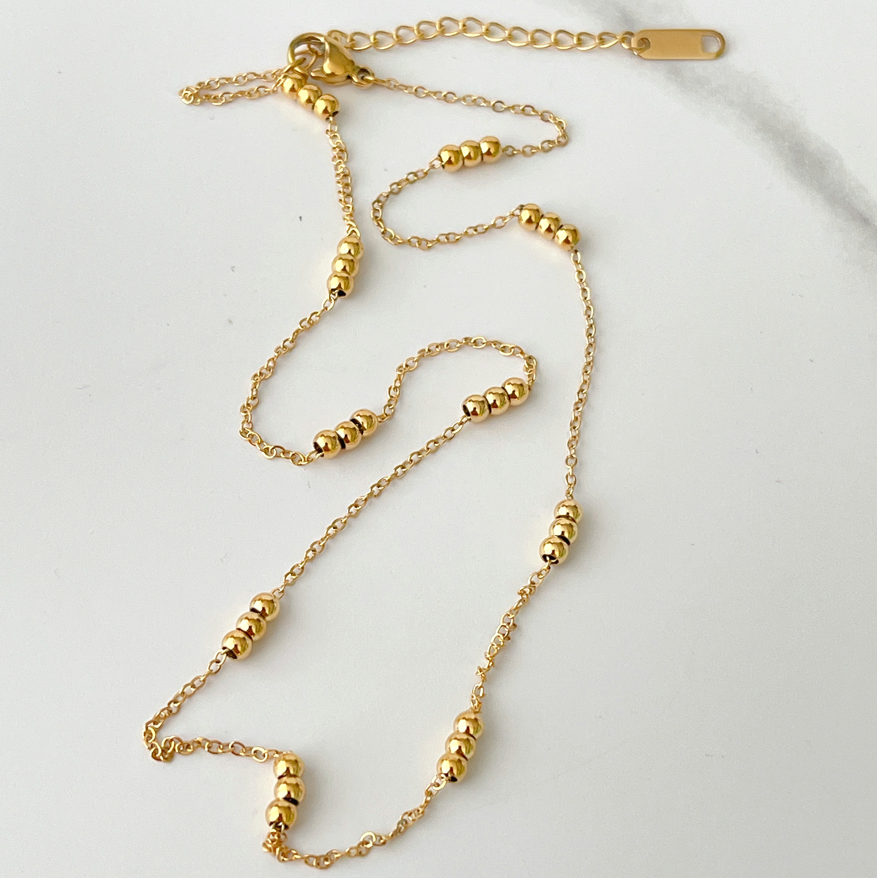 Stainless Steel Small Ball Necklace