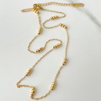 Stainless Steel Small Ball Necklace