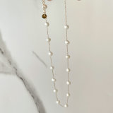 Stainless Steel Pearl Necklace