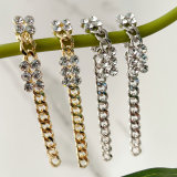 Cuban Chain Tassel Earrings