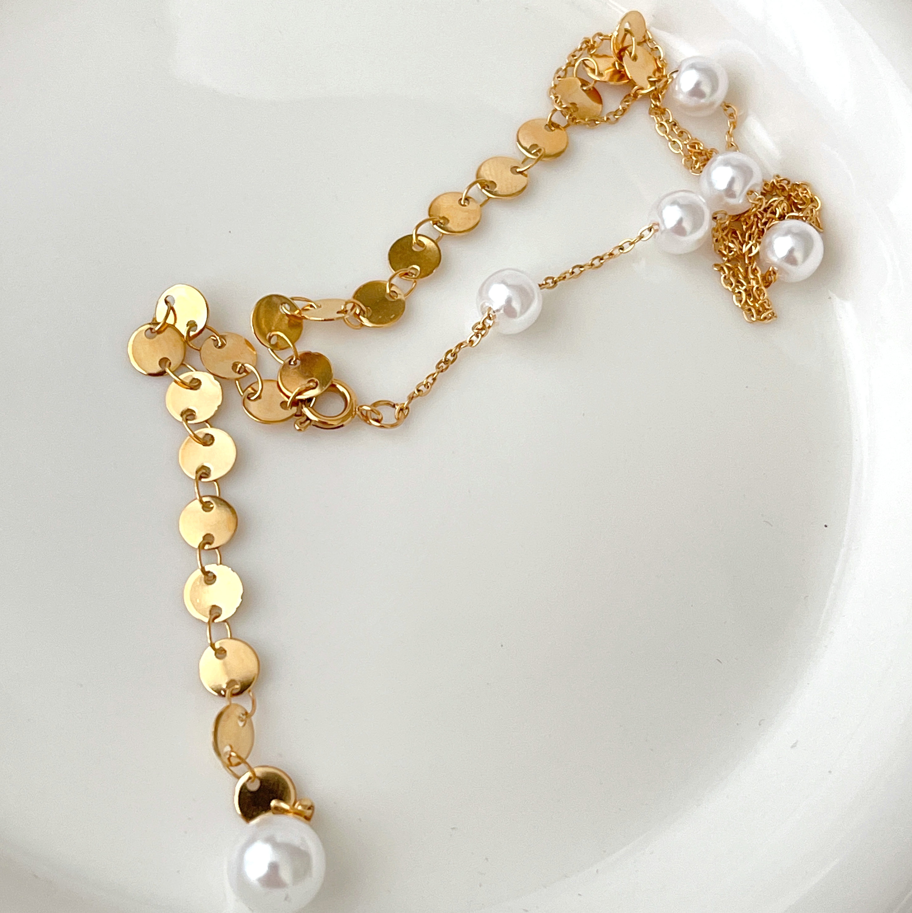 Stainless Steel Long Chain Necklace