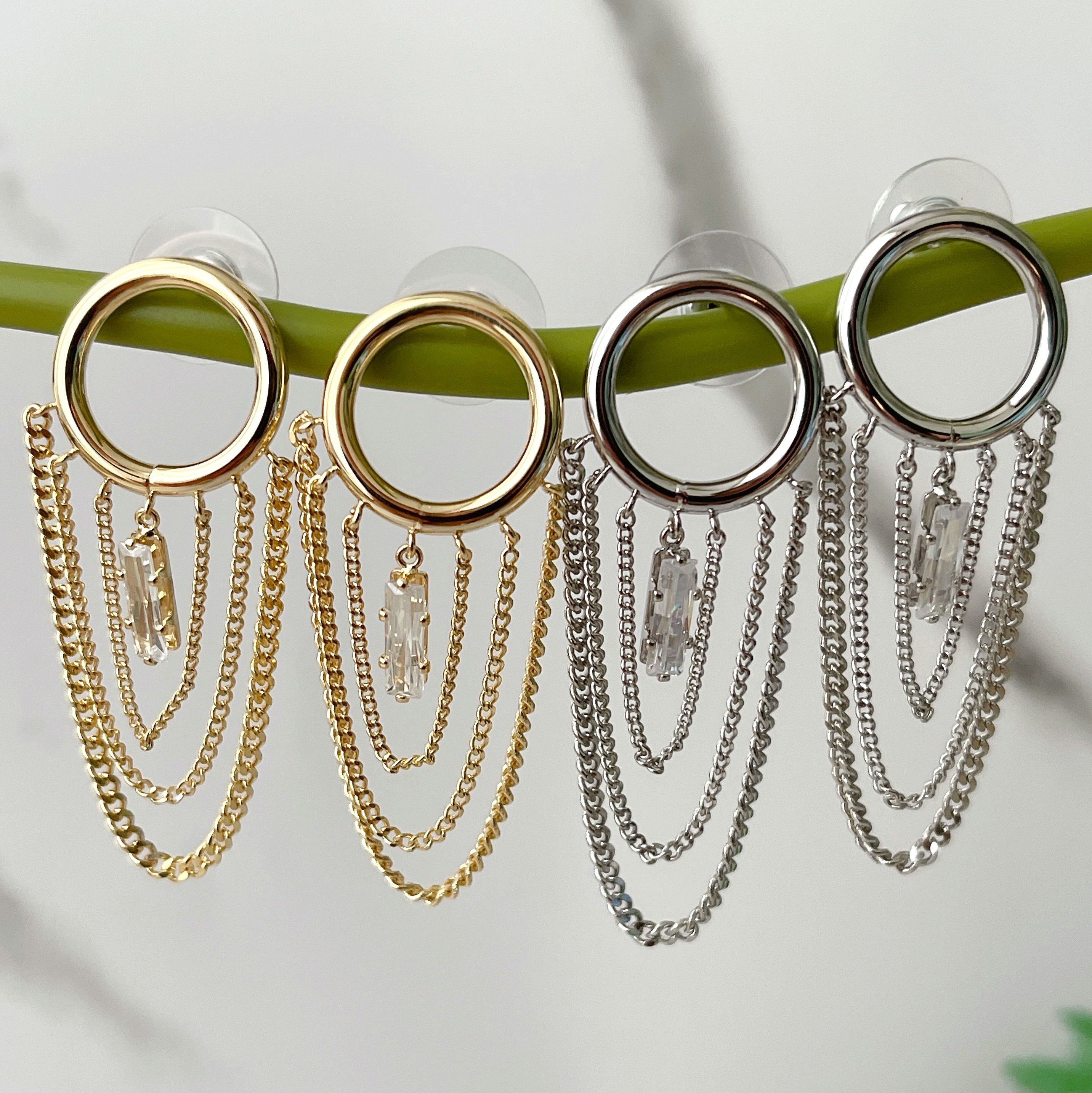 Chain Tassel Earrings
