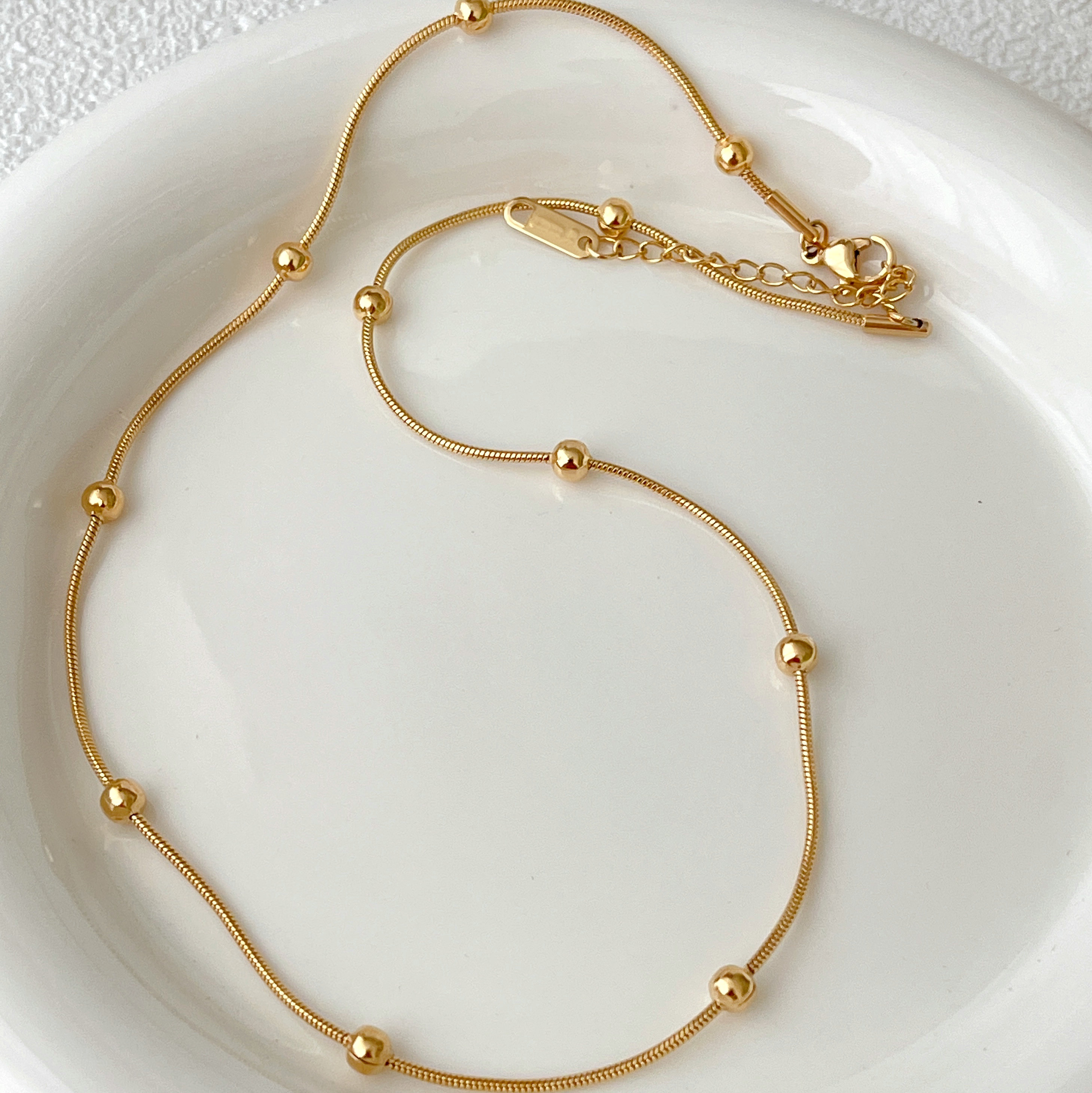 Stainless Steel Ball Chain Necklace