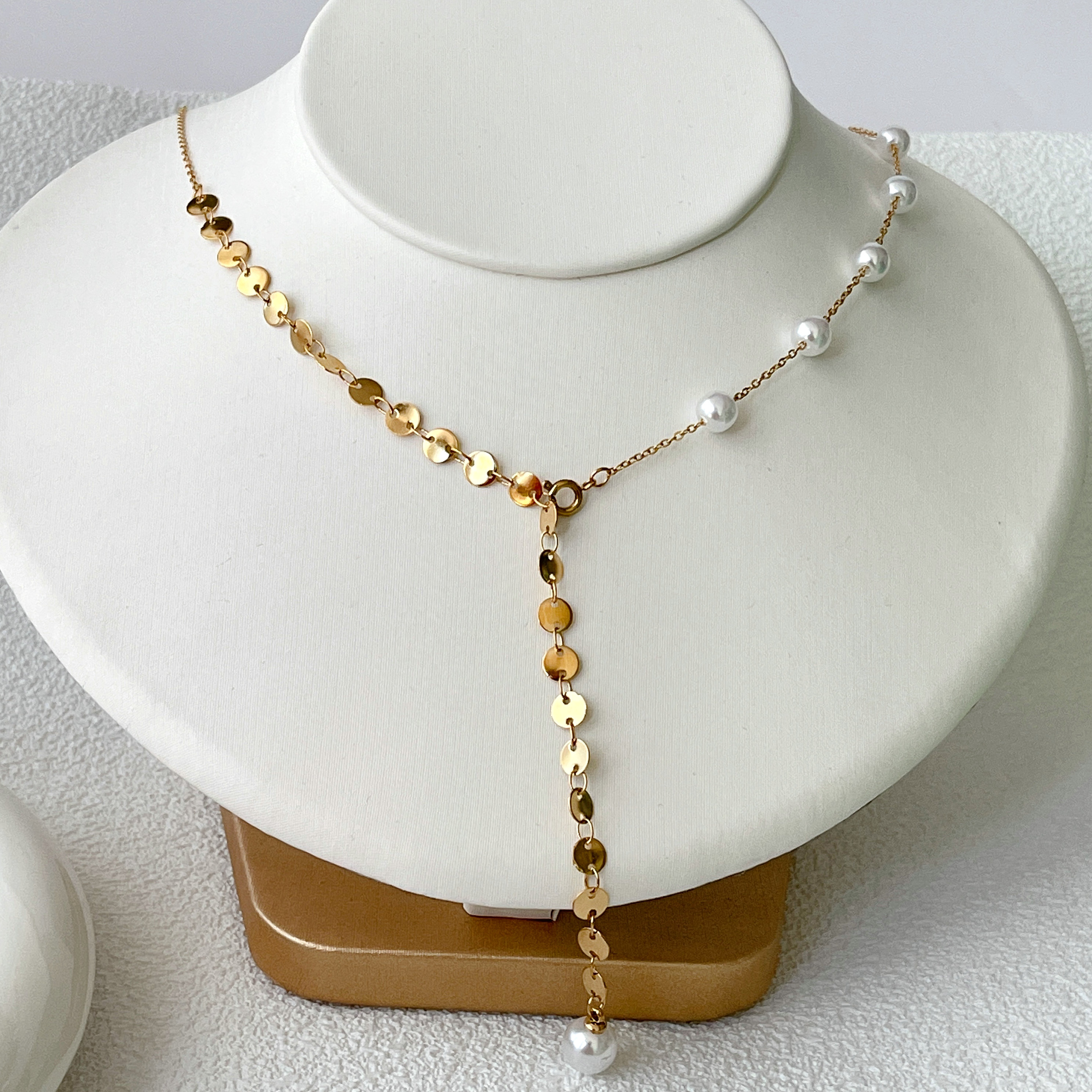 Stainless Steel Long Chain Necklace