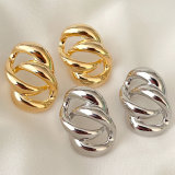 Fat Cuban Chain Earrings CMEADL-2449779