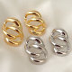 Fat Cuban Chain Earrings CMEADL-2449779