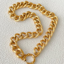Stainless Steel Big Cuban Chain Necklace
