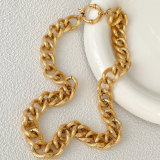 Stainless Steel Big Cuban Chain Necklace