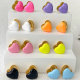 Enamel Heart Stud