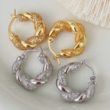Twist Zircon Earrings