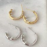 Pearl Hoop Earrings