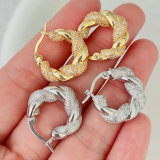 Twist Zircon Earrings