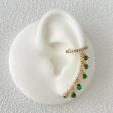 Fashion Zircon Charm Earrings Cuff