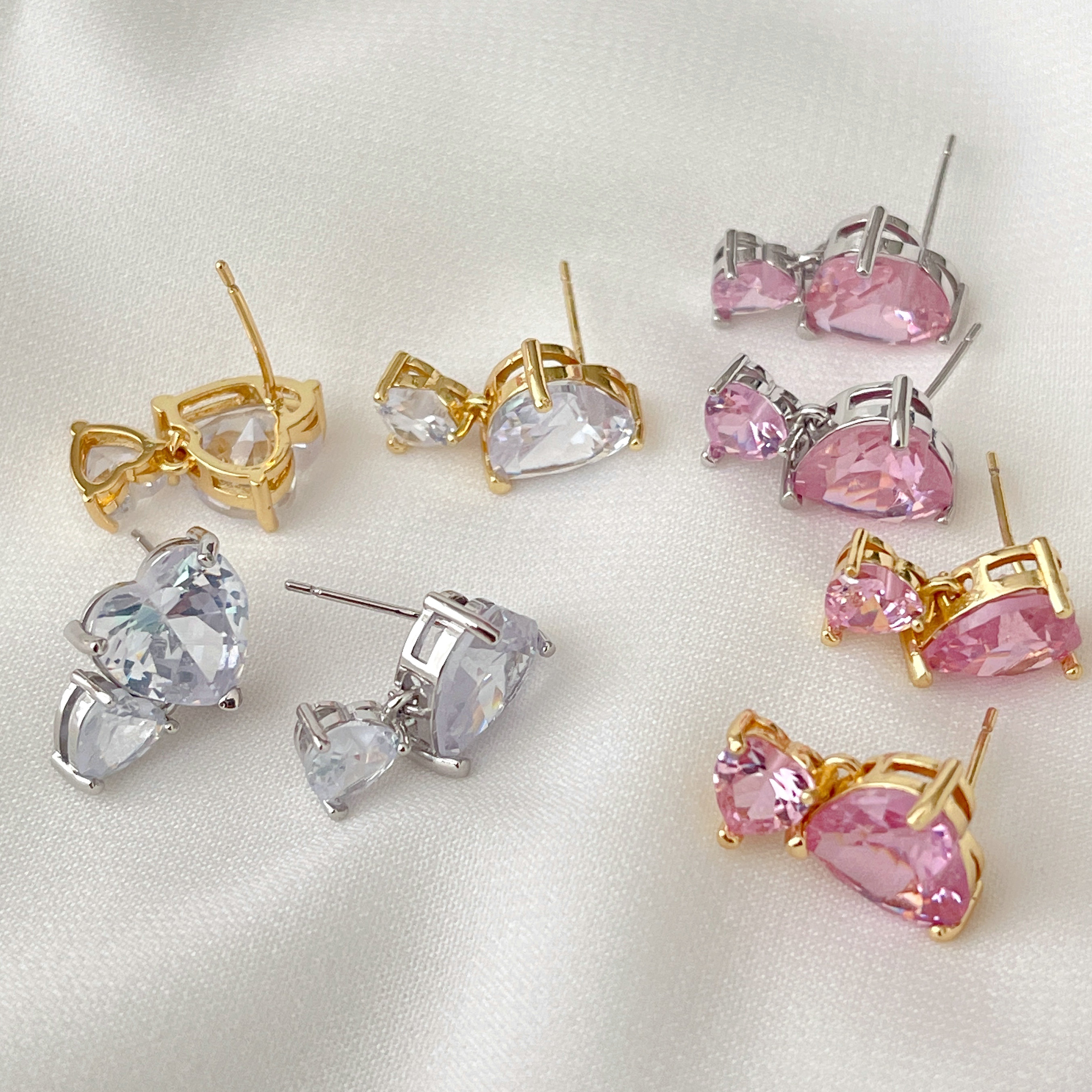 Heart Earrings Stud