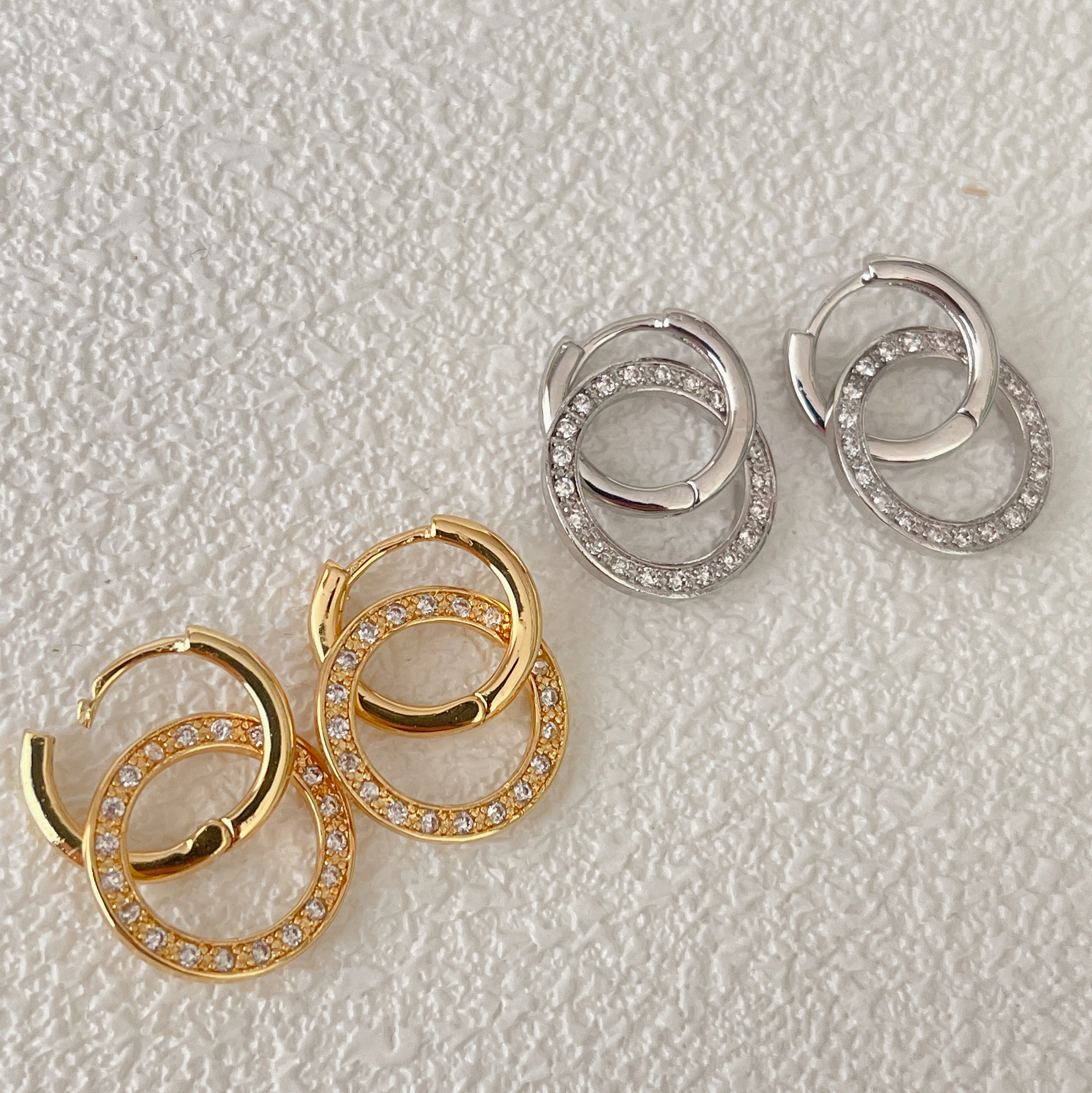 Round Charm Earrings