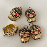 Black Skull Charm