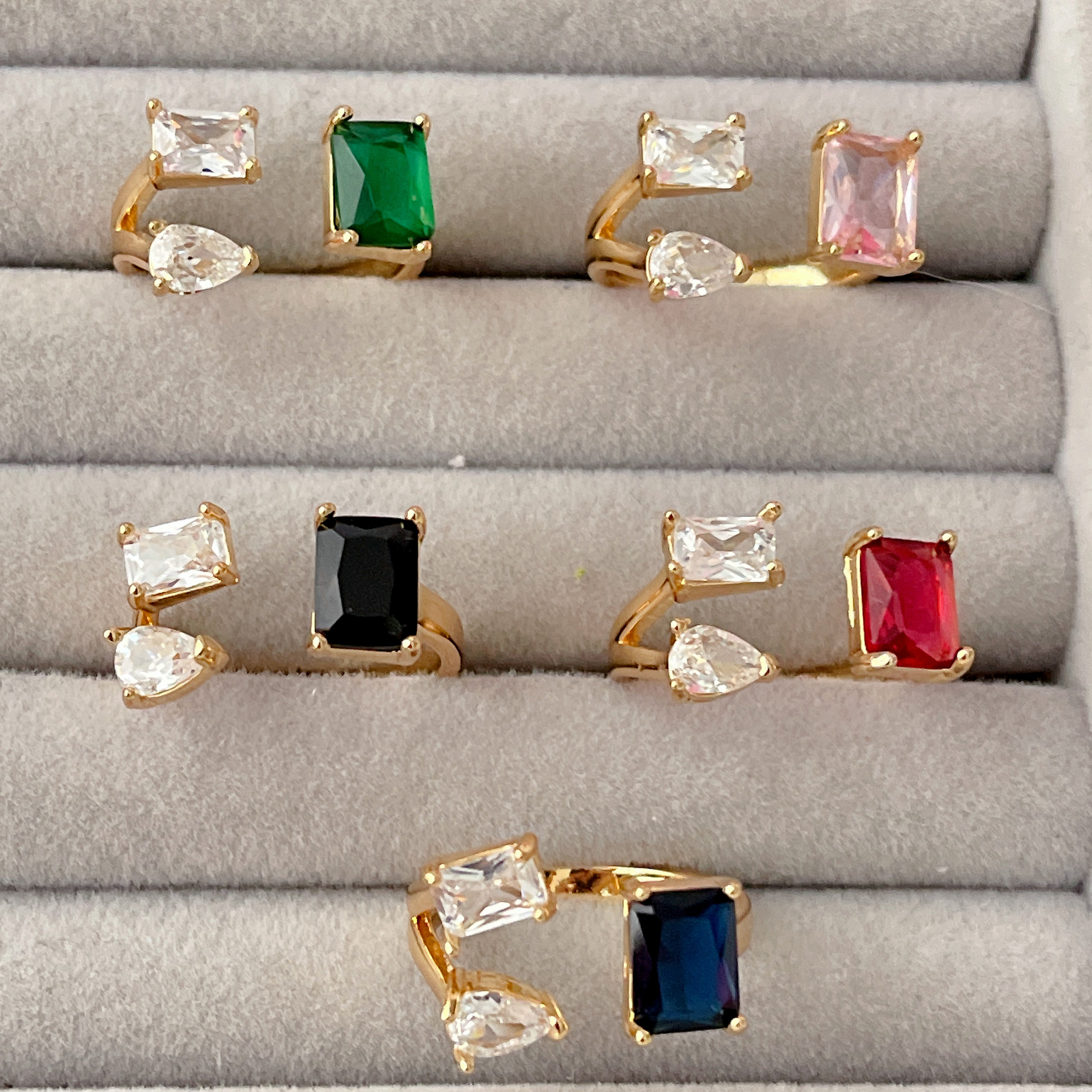 Colorful Adjustable Ring