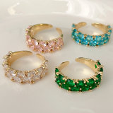 Double Heart Adjustable Ring