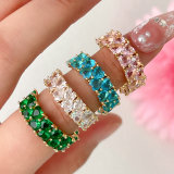 Double Heart Adjustable Ring