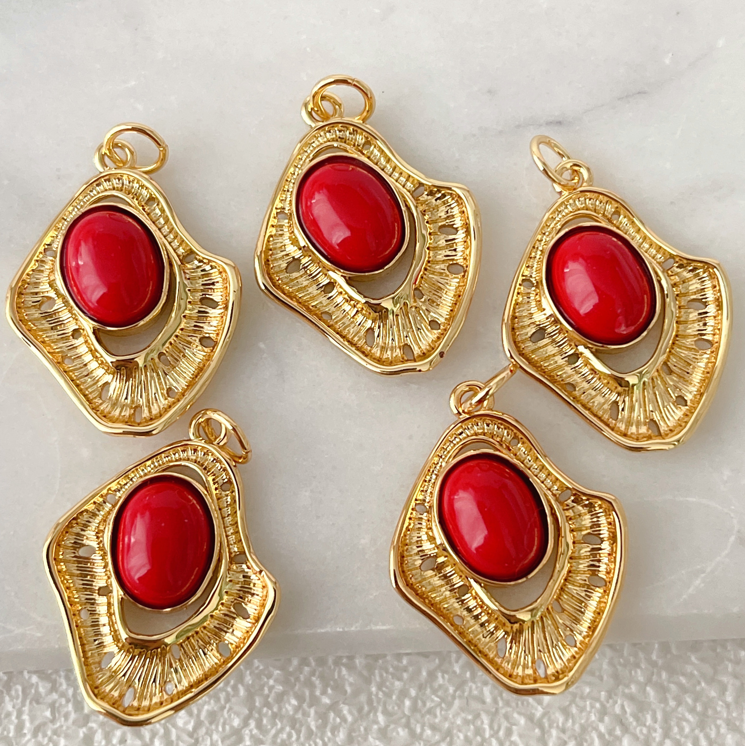 Red Leaf Charm
