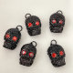All Black Skull Charm