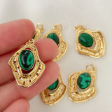 Green Leaf Charm