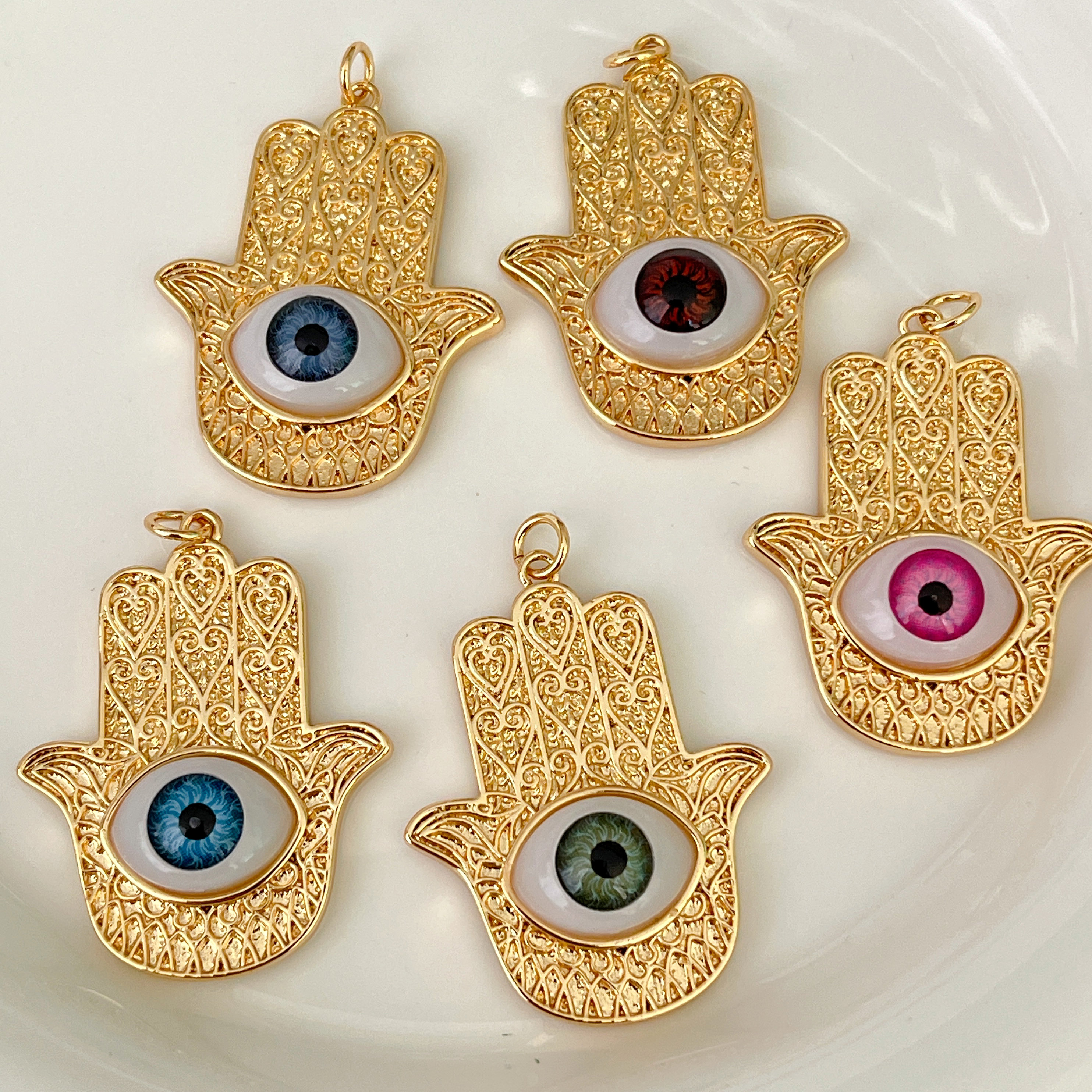 Evil Eye Hand Charm