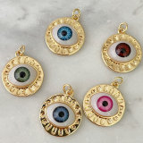 Evil Eye Round Charm