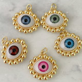 Copy Evil Eye Sun Flower Charm