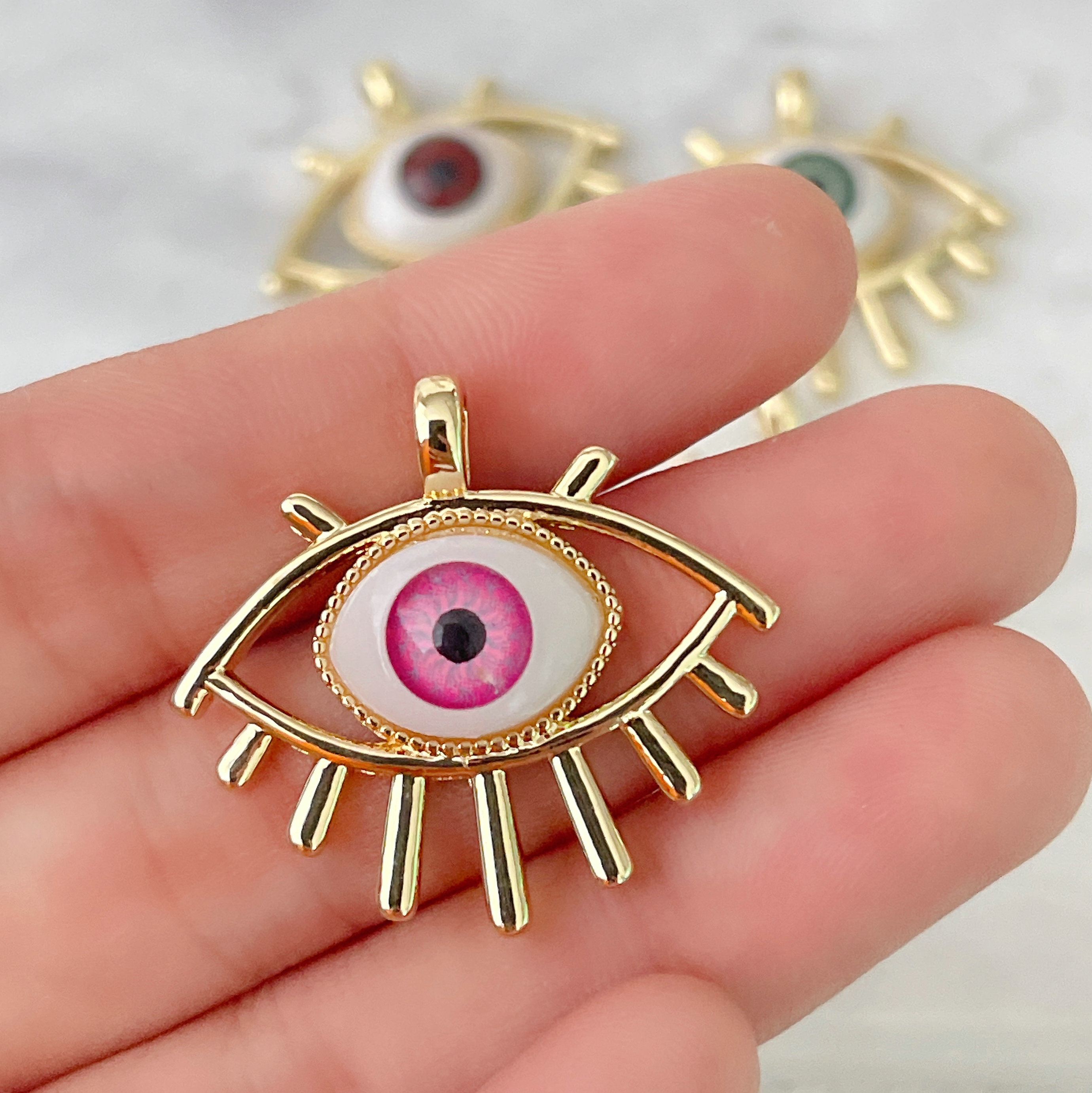 Evil Eye eyelash Charm