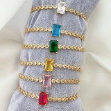 Pave Zircon Square Bangle