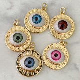 Evil Eye Round Charm