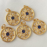 Mini Round Eye Charm