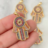 Colorful Eye Hand Charm