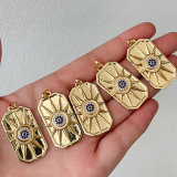 Big Square Eye Pendant