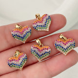 Colorful Heart Charm
