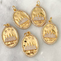 Round Sailboat Charm