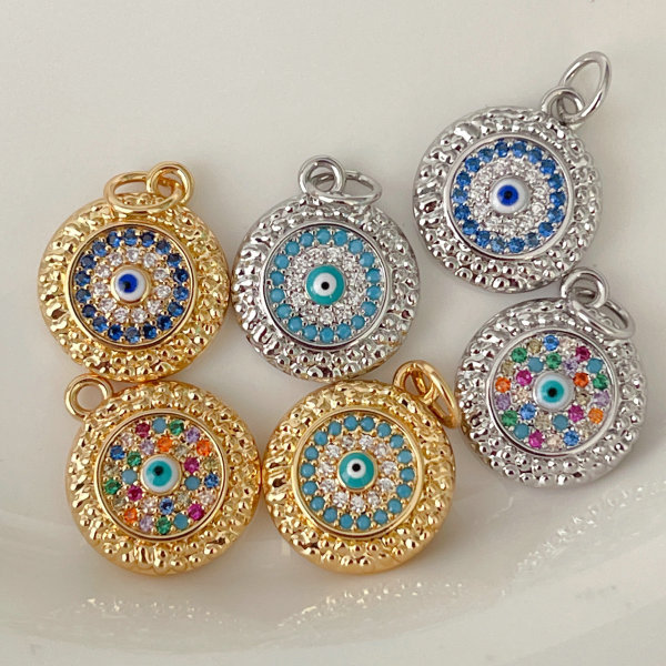Mini Round Eye Charm