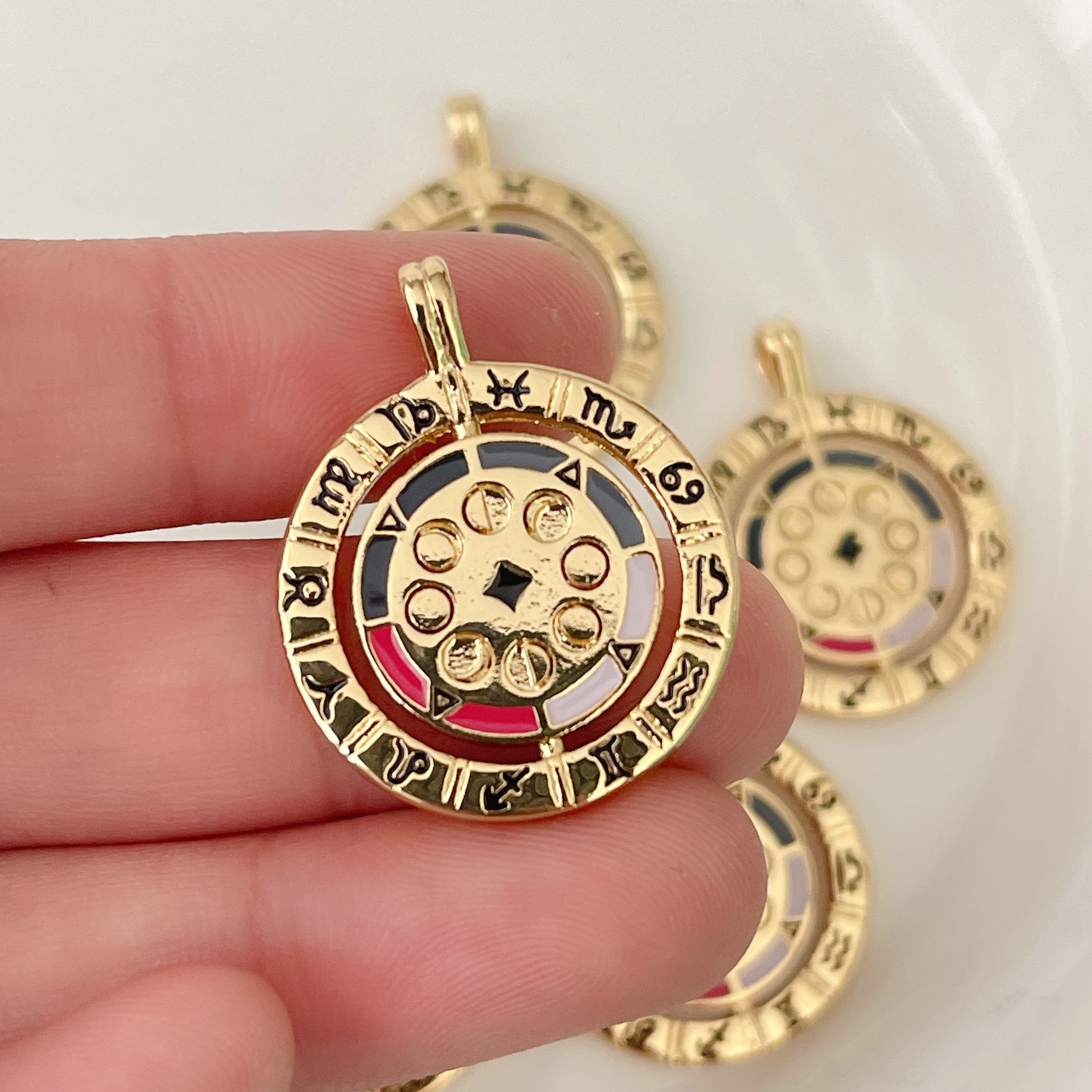 Black Compass Pendant