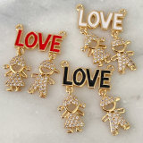 Love Charm With Boy And Girl Charm