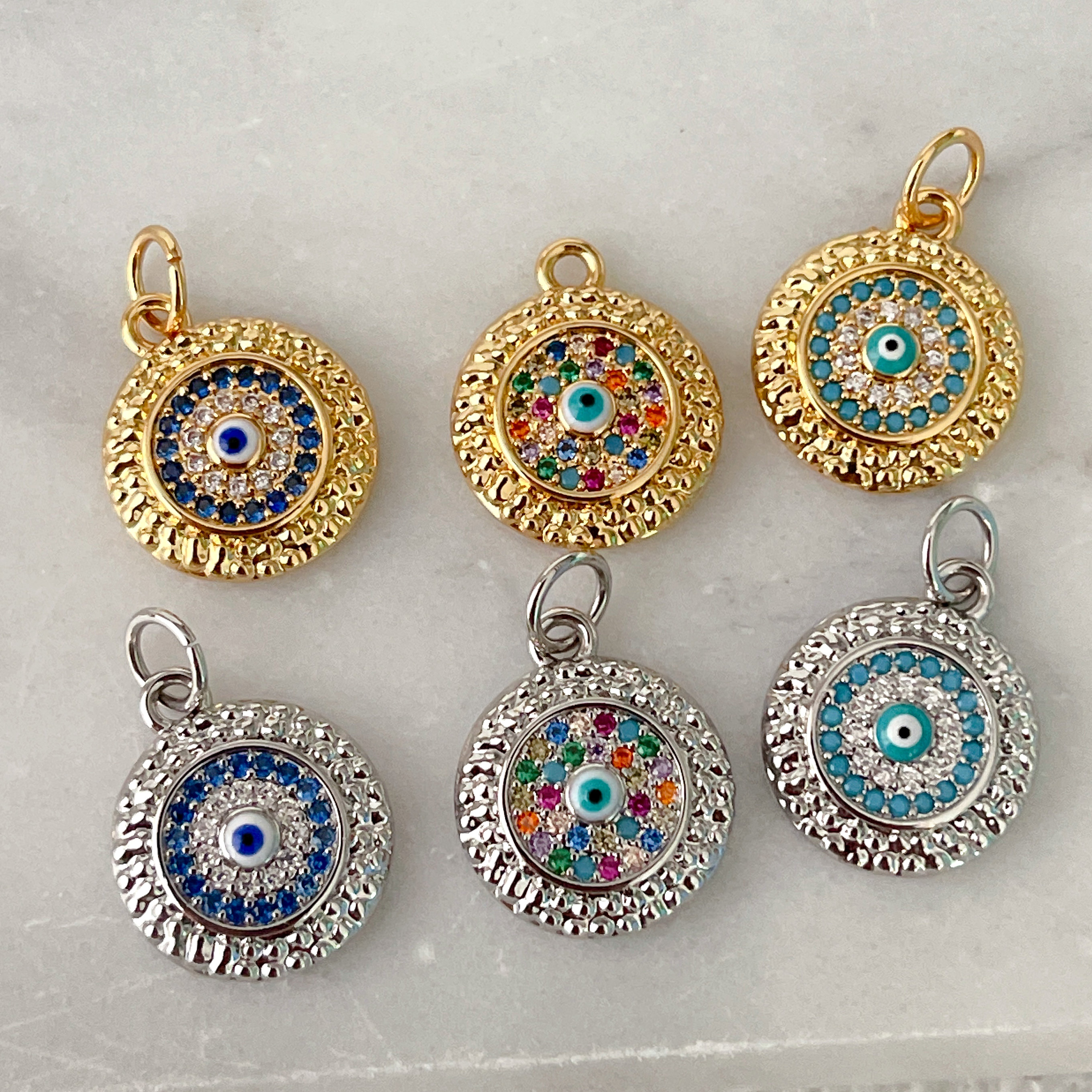Mini Round Eye Charm