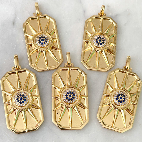Big Square Eye Pendant