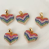 Colorful Heart Charm