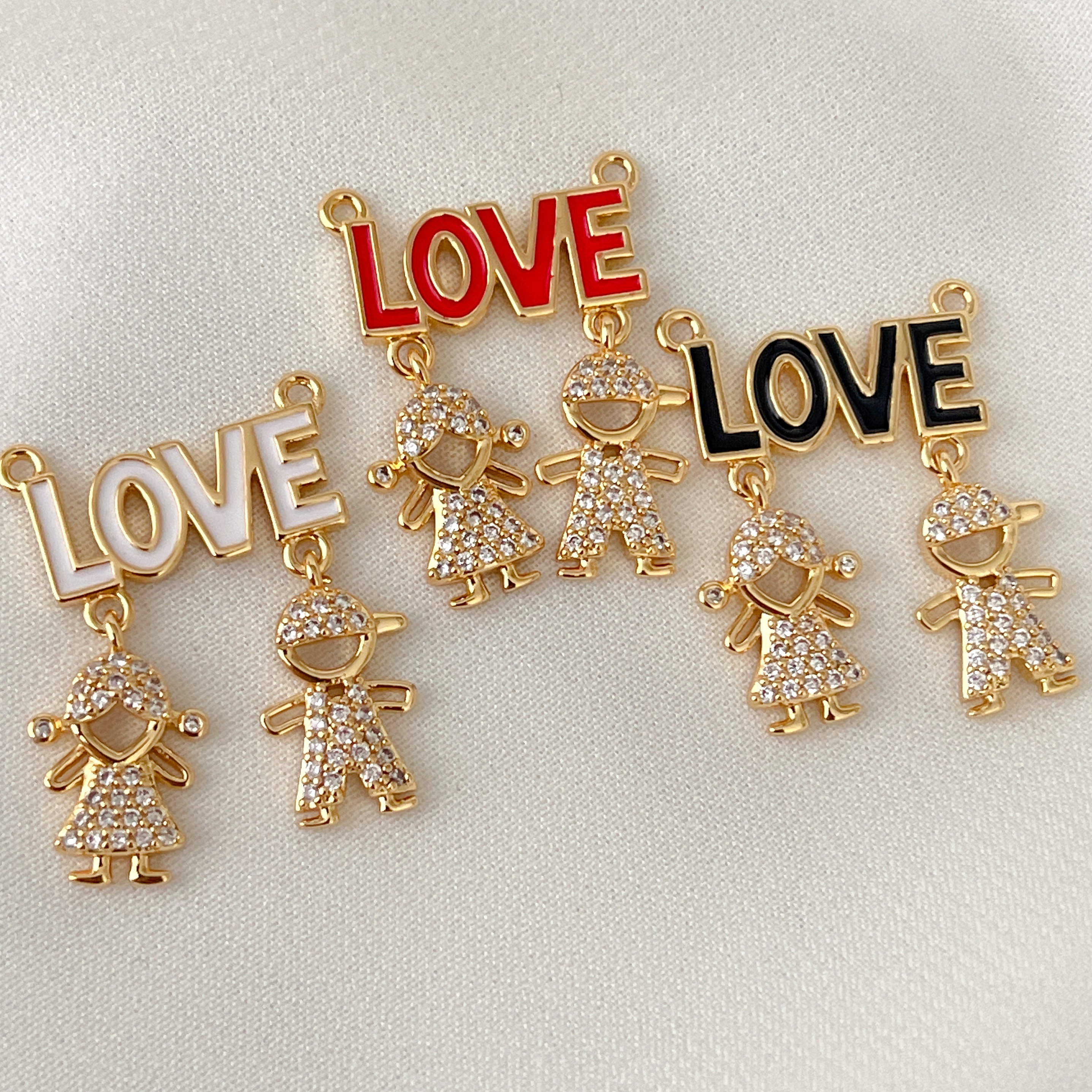 Love Charm With Boy And Girl Charm