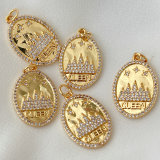 Round Sailboat Charm